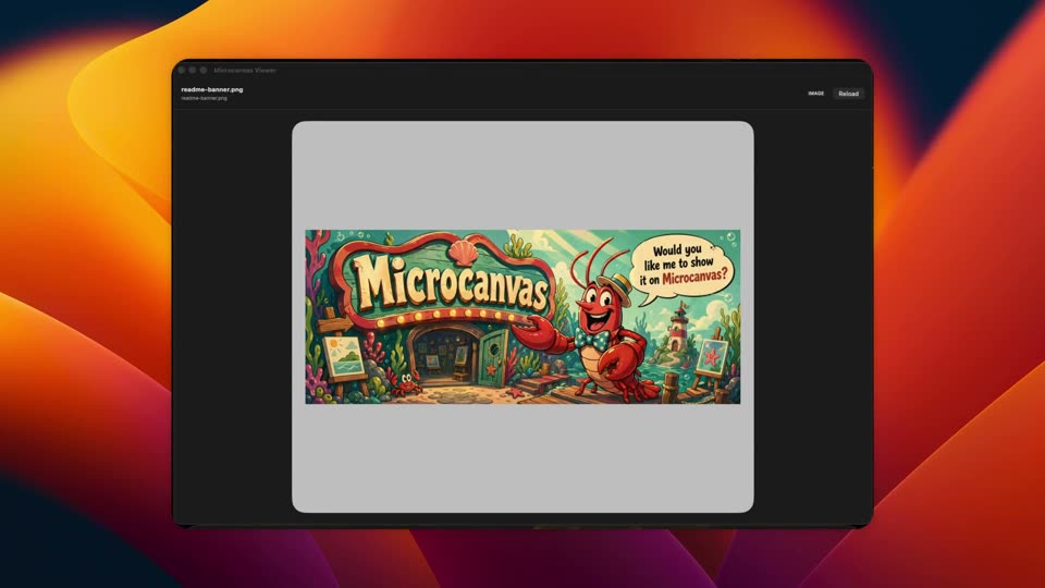 Microcanvas product preview
