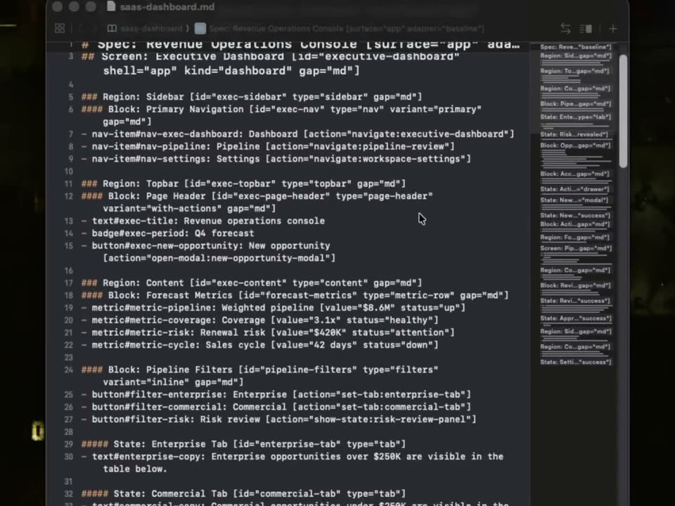 Spec UI project preview